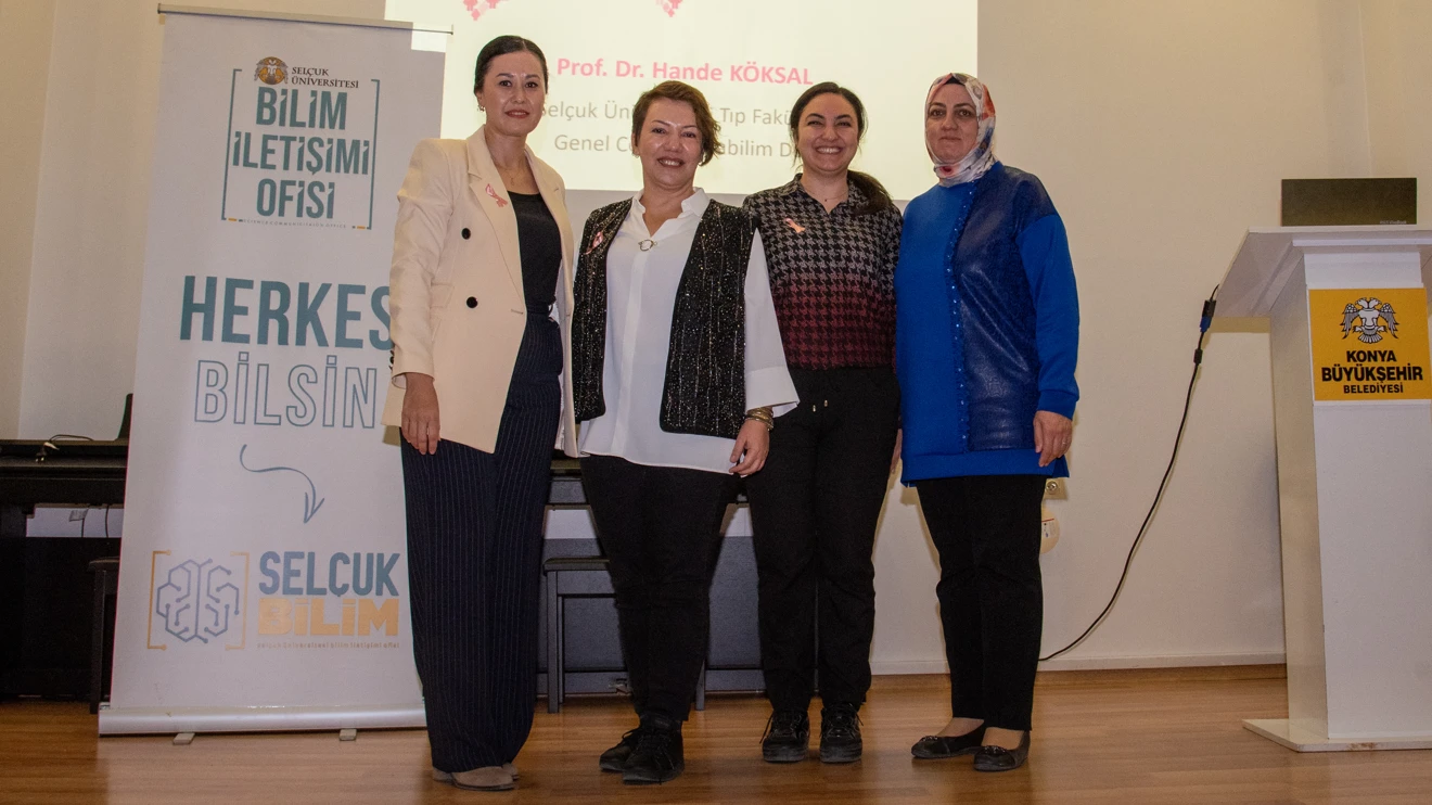 Bilim Kafe etkinliklerinde meme kanserine dikkat çekildi